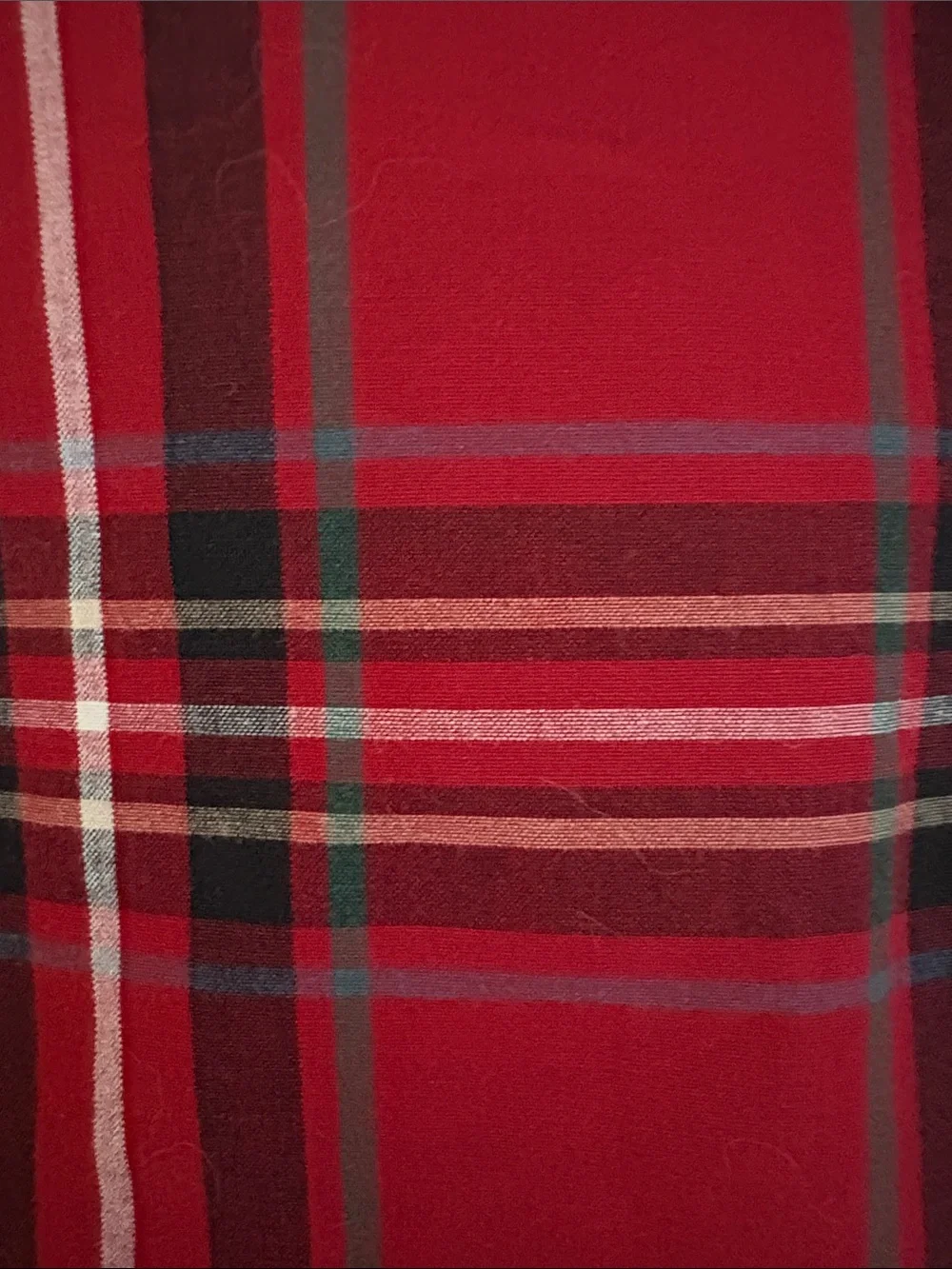 CARTER’S Red Plaid Holiday Button-Down Kids Shirt Size 7